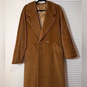 Vintage Max Mara Camel Wool Cashmere Coat | Made in Italy | Oversized Classic